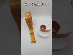 Tripas de salchicha de plástico de alta barrera de color dorado a la venta