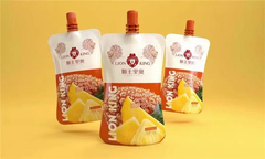 Impresión de logotipo personalizado de grado alimenticio Bolsas de bolsillo de pie con boquilla de succión para jugos