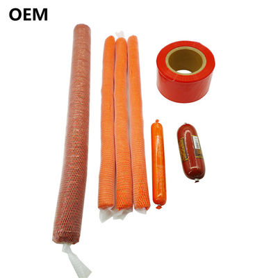Película de cubierta de salchicha PA y película de nylon encogida con coextrusión de 5 capas, encogida del 12% al 25% y grosor de 25um-75um para el embalaje de salchichas de carne