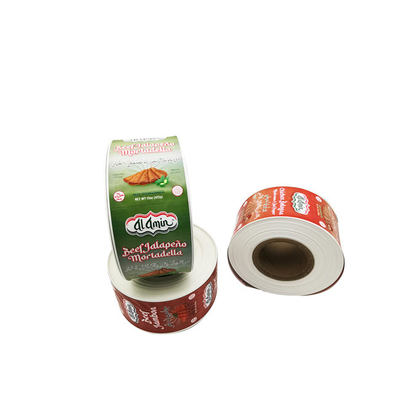 Envases de plástico de salchichas de venta al por mayor de bajo costo Envases de carne para el almuerzo inodoros Envases de salchichas de marca personalizada LOGO