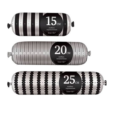 Diámetro grande del tamaño grande de Logo Printed Disposable Sausages Casings