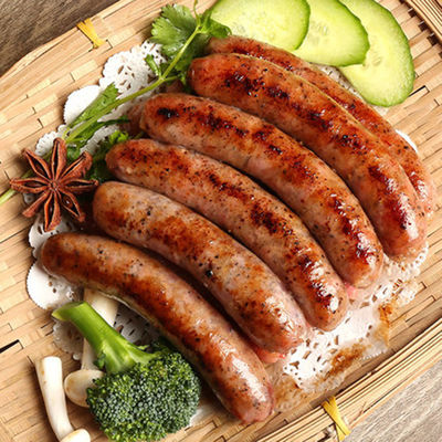 Tripa de colágeno de res certificada Halal 15 metros/rollo para salchichas comestibles