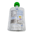 Embalaje de alimentos líquidos personalizado bolsas de plástico de embalaje autoportantes marca de impresión