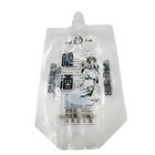 Bolsa de embalaje auto-sustentada de bajo costo de mermelada líquida, boquilla de succión de plástico, impresión digital, logotipo personalizado
