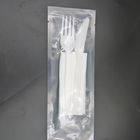 Utensilios plásticos biodegradables de los cubiertos plásticos disponibles negros blancos 4.5g