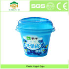 Tazas plásticas del helado de las tazas 6Oz del yogur del triángulo del FDA ISO con las tapas