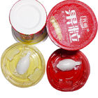 Tazas plásticas disponibles redondas del yogur con la cuchara 1,5 - 20grams