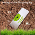 OEM biodegradable reutilizable blanco Logo Printing del bolso del chaleco del supermercado