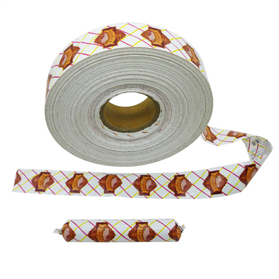Cubierta de color salchicha bajo precio mayorista de material de poliamida cubierta de plástico impresión flexografía de logotipo a medida