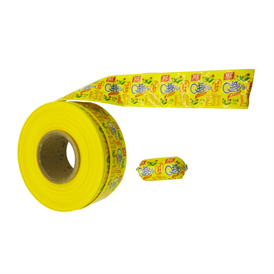 Flexografía de logotipo de calibre 40 mm Impresión de cáscaras de salchichas de plástico para salchichas