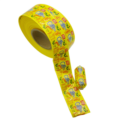 Flexografía de logotipo de calibre 40 mm Impresión de cáscaras de salchichas de plástico para salchichas