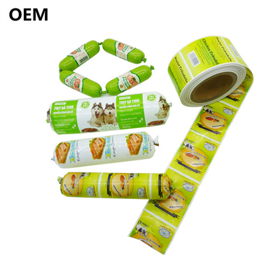 Envases de plástico para salchichas envases de plástico para impresión flexográfica a granel