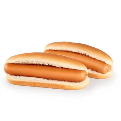 Encasillado de celulosa biodegradable y ecológico para salchichas de Viena