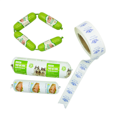 Mortadella personalizada de alta calidad Usar carcasas de salchichas de plástico sin olor Carcasas de plástico para salchichas