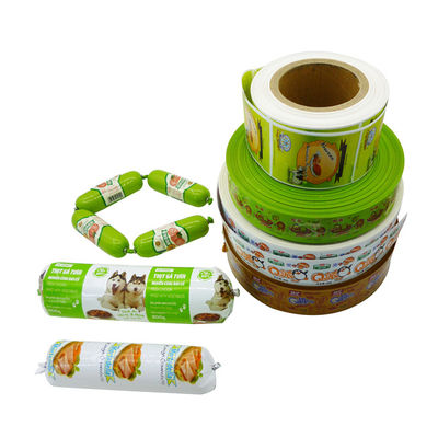 Tripas de salchicha de poliamida con impresión de logotipo personalizado con un espesor de 45um a 100um para envasado de carne cocida al vapor
