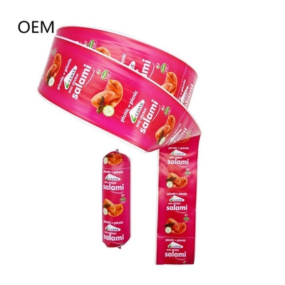 Envases de plástico de salchichas OEM envases de grado alimenticio envases de impresión de color personalizados personalización del logotipo