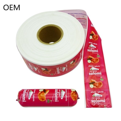 Envases de plástico de salchichas OEM envases de grado alimenticio envases de impresión de color personalizados personalización del logotipo
