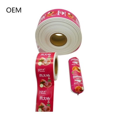 Envase de salchicha Envase de plástico al por mayor Envase de salchicha Logotipo de marca personalizado