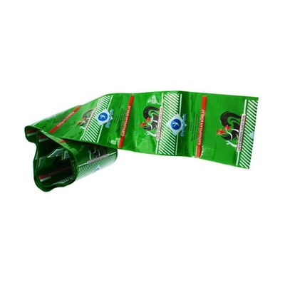 Envase de plástico de bajo costo carne para el almuerzo Logotipo OEM flexografía impresión salchicha envase de color