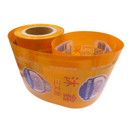 Muestra gratuita mayorista fácil de pelar 90 mM Orange Flexografía Impresión de plástico Casca de salchicha