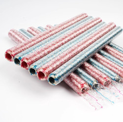 Impresión flexográfica de salchichas de celulosa de colores Materiales de embalaje de salchichas