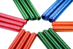 Impresión flexográfica de salchichas de celulosa de colores Materiales de embalaje de salchichas