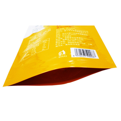 Impresión digital Bocadillos embalaje bolsas de plástico resistente a la humedad cremallera bolsas de pie bajo precio personalizado