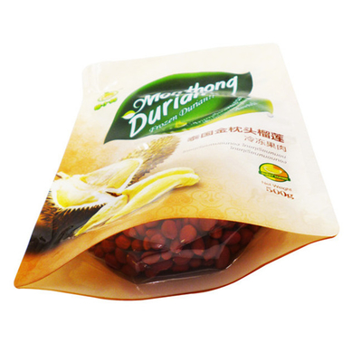 Embalaje de alimentos a medida Bolsa de papel plástico biodegradable impermeable Bolsa de suspensión