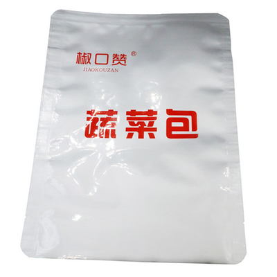 Bolsa de aluminio resistente a la humedad en posición vertical envasado de bocadillos envasado de sello térmico