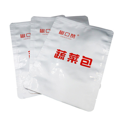 Bolsa de aluminio resistente a la humedad en posición vertical envasado de bocadillos envasado de sello térmico