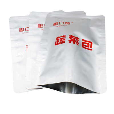 Bolsa de aluminio resistente a la humedad en posición vertical envasado de bocadillos envasado de sello térmico