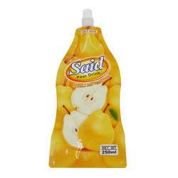 Bolsa de embalaje de jugos y bebidas, embalaje de plástico independiente, logotipo de marca de impresión OEM