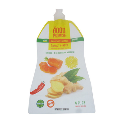 OEM de bajo precio de venta al por mayor de jugo líquido de alimentos bolsas de pie con bolsas de boca de plástico