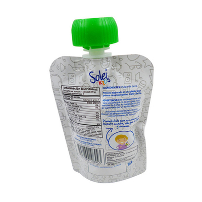 Jugo de frutas reutilizable portátil personalizado bebidas salsa de chile tomate bolsas de salsa de tomate bolsas de ketchup de plástico de embalaje líquido bolsas de chorro