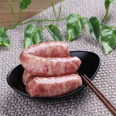 Envases de salchichas artificiales de colágeno comestibles para salchichas ahumadas