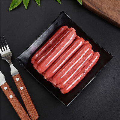 Envases de salchichas artificiales de colágeno comestibles para salchichas ahumadas