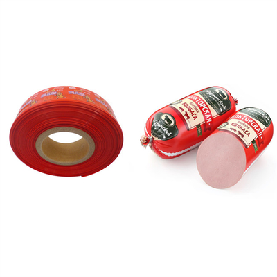 Embalaje de salchichas rojas Envases de plástico Impresión de logotipos personalizados