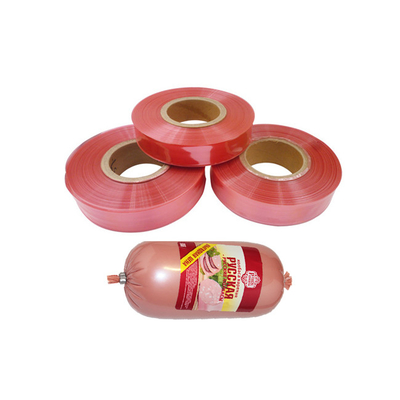 Retorte cocido al vapor tipo de rollo de colores Flexografía Impresión de salchichas de plástico Casca para perrito caliente