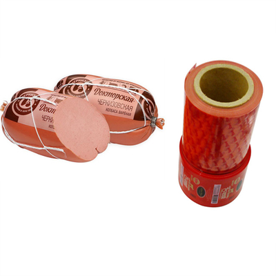 Envase de salchicha transparente y bien permeable para carnes de pescado