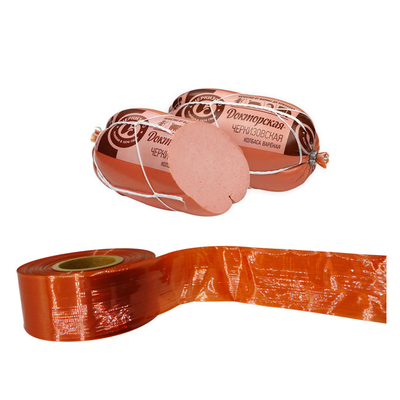 Envase de salchicha de plástico para salchichas ahumadas con logotipo disponible