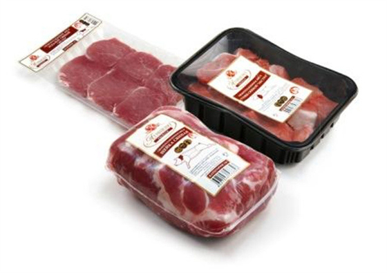 Bolso de almacenamiento de delicatessen de plástico de nylon transparente Bolso de almacenamiento de vacío Carne Embalaje de alimentos Bolso de sellado térmico transparente