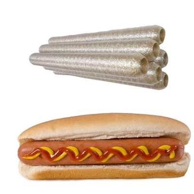 Personaliza el precio de venta al por mayor Casillas de salchichas Casillas de celulosa para perritos calientes