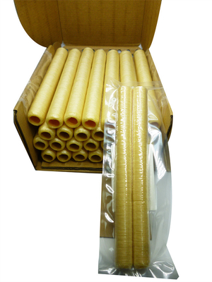 Casillas de salchichas de colágeno de color natural de gran calibre para salchichas fritas