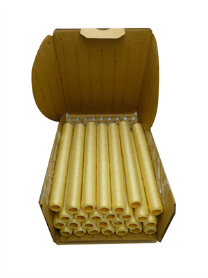 Casillas de salchichas de colágeno de color natural de gran calibre para salchichas fritas