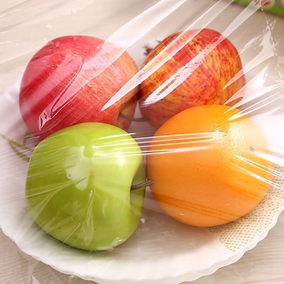 Película de PVC de color transparente de grado alimenticio para frutas