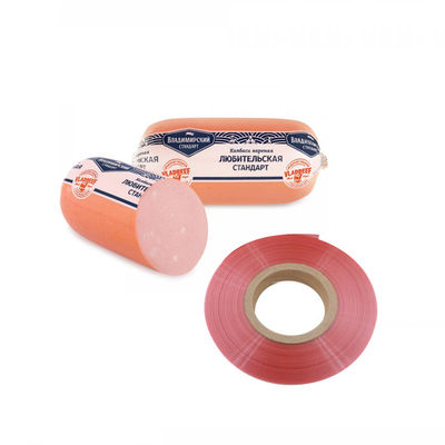 5 capas Logotipo impreso Capasitas de salchicha de plástico personalizadas