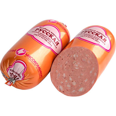 Kingred Gran tamaño Impresión de logotipo personalizado Casillas de salchicha de poliamida para mortadella