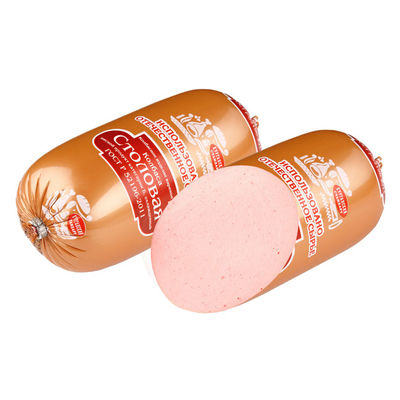 Cubierta de tripa para salchicha con impresión de marca personalizada para envasado de carne