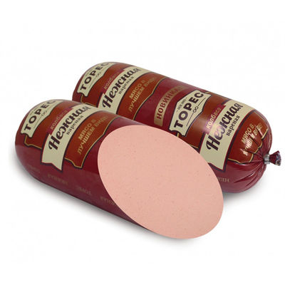 Kingred Impresión de marca personalizada Casillas de salchichas de plástico mate para envases de carne