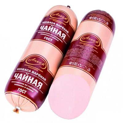 Calidad alimenticia Esterilizable Impresión personalizada Casillas de salchichas de plástico para mortadella